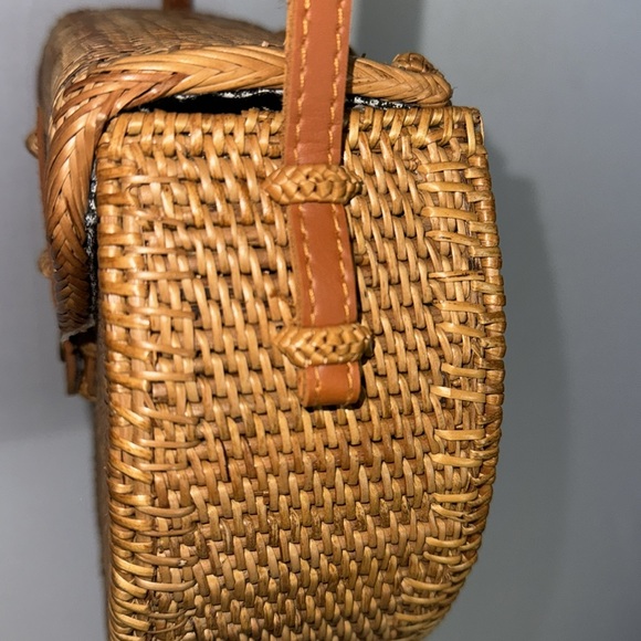 Anthropologie Rattan Bag - Picture 6 of 9